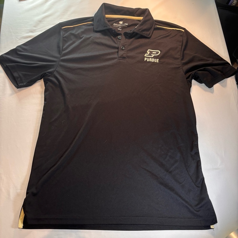 Purdue Black Polo Shirt